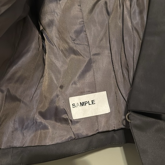 Blanc Nor Cropped Blazer Pewter S - Picture 4 of 13